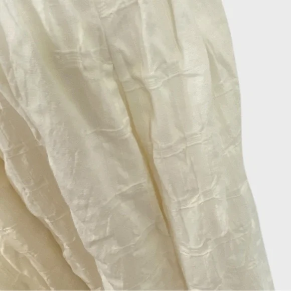 Free People NEW Ivory Tie Back Cotton Ezra Midi Dress NWT Size 6 - Picture 11 of 14